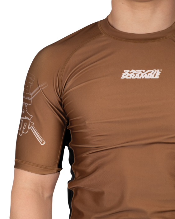 Fate Tanto Ranked Rashguard - Brown Fate Tanto Ranked Rashguard - Brown