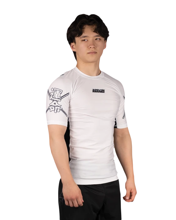 Fate Tanto Ranked Rashguard - White Fate Tanto Ranked Rashguard - White