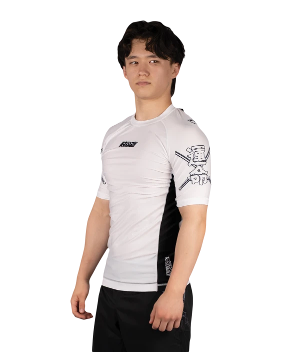 Fate Tanto Ranked Rashguard - White Fate Tanto Ranked Rashguard - White