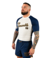Yakyu Short Sleeved Rashguard - Navy / Ivory