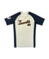 Yakyu Short Sleeved Rashguard - Navy / Ivory