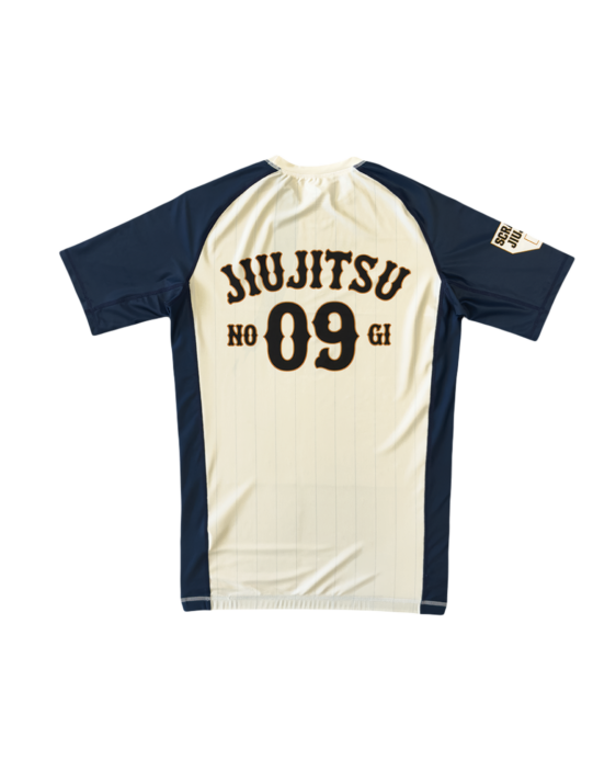 Yakyu Short Sleeved Rashguard - Navy / Ivory