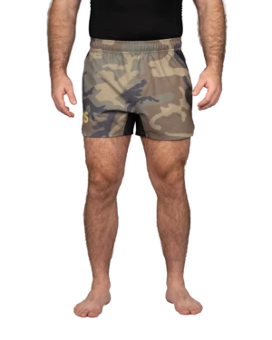 Hakata Training Shorts - Woodland Camo