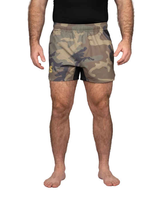Hakata Training Shorts - Woodland Camo Hakata Training Shorts - Woodland Camo
