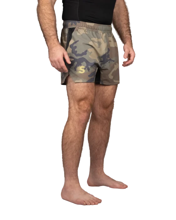 Hakata Training Shorts - Woodland Camo Hakata Training Shorts - Woodland Camo