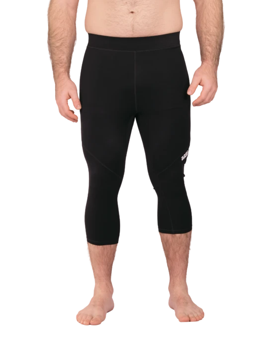 Shinobi 3/4 Length Grappling Tights - Black
