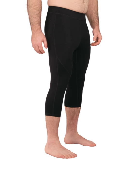 Shinobi 3/4 Length Grappling Tights - Black
