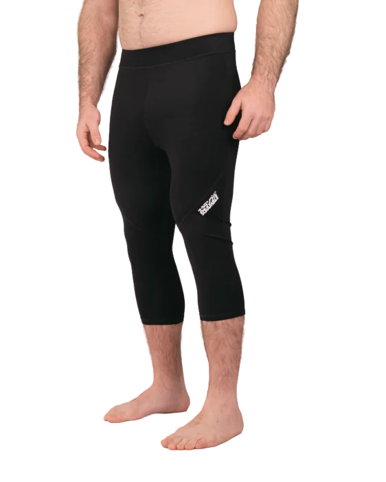 Shinobi 3/4 Length Grappling Tights - Black